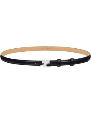 Courreges Courrèges Logo Buckle Belt - White