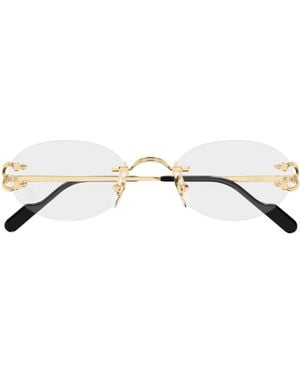 Cartier Rimless Rectangular Glasses - Multicolour