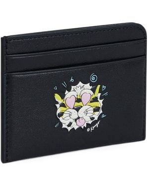 KENZO Wild Tiger Card Holder - Black