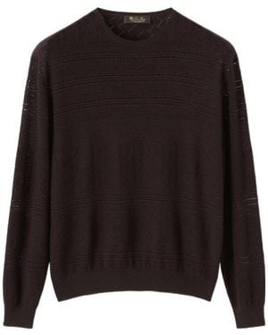 Loro Piana Royal Lightness Crewneck - Black