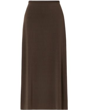 SIR. Matheo Jersey Maxi Skirt - Brown