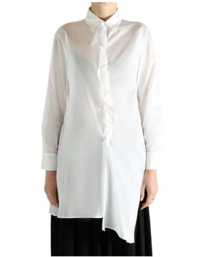 Y's Yohji Yamamoto Bleed Frill Shirt - White