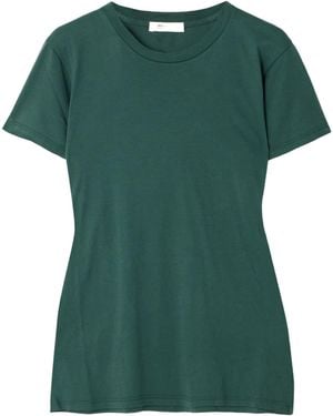 Nili Lotan Lana Crew Neck T-Shirt - Green