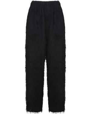 Frankie Shop Fringed Trousers - Black