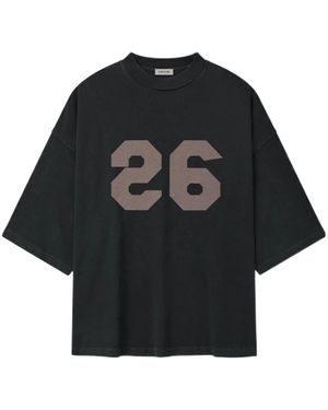 Fear Of God Oversized Logo T-Shirt - Black