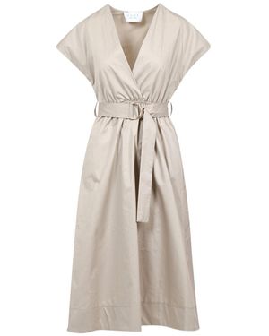 Kaos V-Neck Dress - Natural