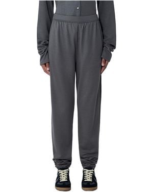 Rier Elasticated Knit Pants - Gray