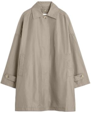 TOTEME Long-Sleeved Trench Coat - Gray