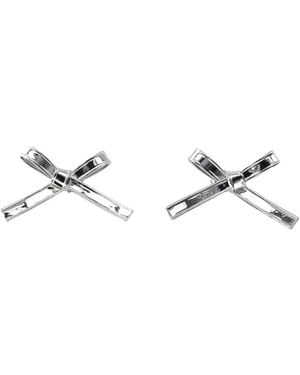 Marc Jacobs Bow Stud Earrings - White