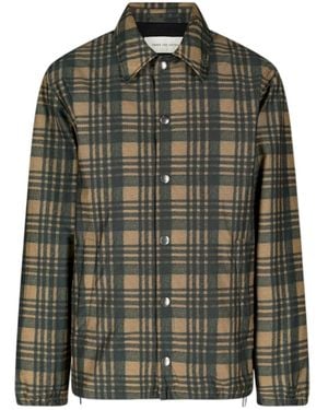 Dries Van Noten Button-Down Checked Jacket - Green