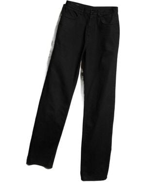 Gucci Washed Cotton Denim Pants - Black