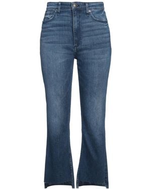 Rag & Bone Plain Color Bootcut Jeans - Blue