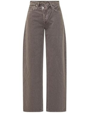 Agolde Arc Criss Cross Relaxed Jeans - Multicolour