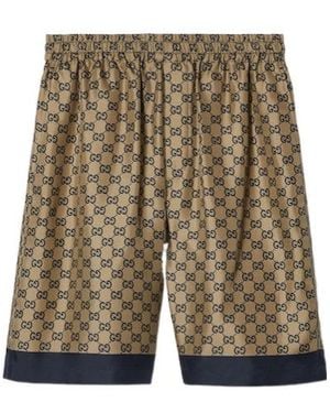 Gucci All-Over Logo Shorts - Multicolour