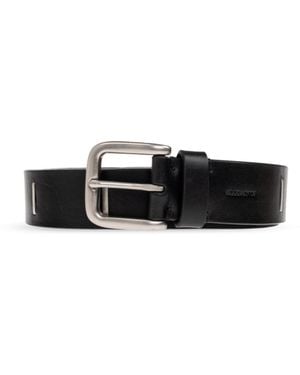 AllSaints Studded Leather Belt - White
