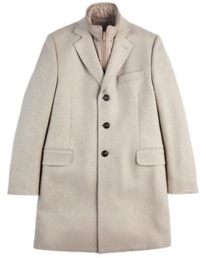 Fay 3-In-1 Double Coat - Natural