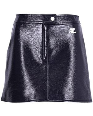 Courreges Logo Skirt - Blue