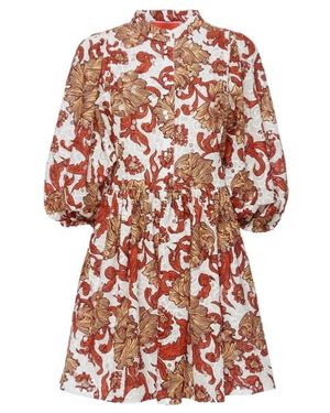 La DoubleJ La Doublej Portofino Patterned Dress - White