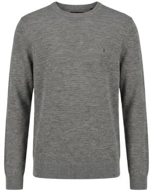 AllSaints Mode Wool Jumper - Grey