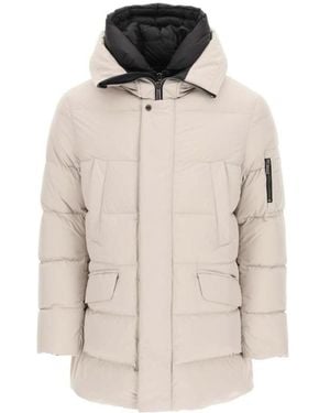 Moorer Pocket Down Jacket - Natural
