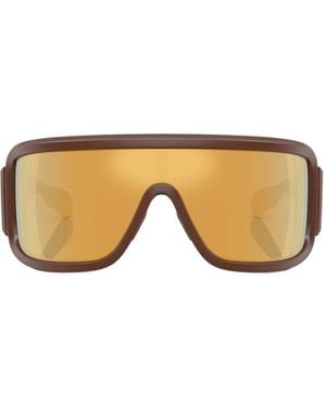 Moncler Eyewear Aviator Sunglasses - Natural