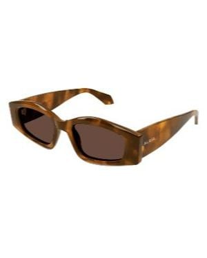 Alaïa Rectangular Sunglasses - White
