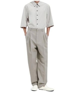 Bottega Veneta Tapered Leg Trousers - Grey