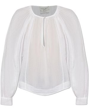 forte_forte Voile Blouse - White