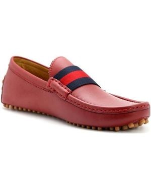 Gucci Ribbon Detail Leisure Business Shoes - Red
