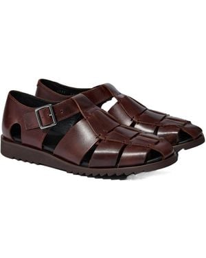 Paraboot Round-Toe Sandals - Brown