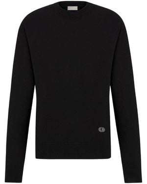 Dior Crew Neck Jumper - Black