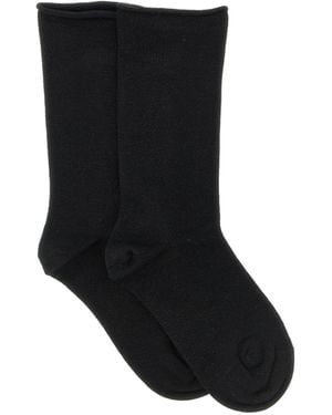 Brunello Cucinelli Tight Knit Socks - Black