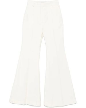 Nina Ricci Flared Trousers - White