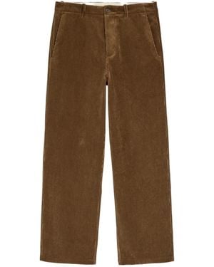 Jil Sander Wide-Leg Corduroy Pants - Brown