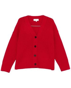 Studio Nicholson V-Neck Jumper - Red