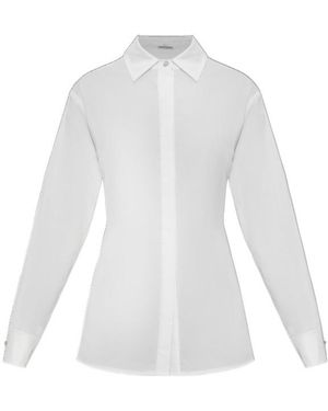 Cult Gaia Open-Back Shirt - White