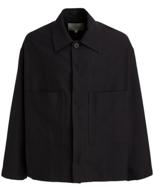 Studio Nicholson Relaxed-Fit Cotton Shirt Jacket - Black