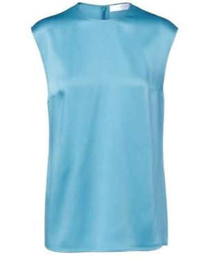 Stella McCartney Satin Top - Blue