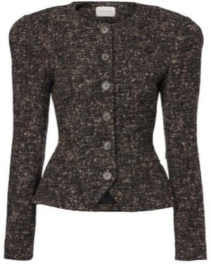 Magda Butrym Collarless Jacket - Black