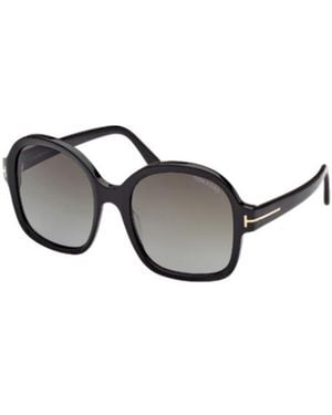 Tom Ford Logo Sunglasses - Metallic