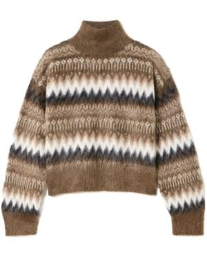 Brunello Cucinelli Long-Sleeved Jumper - Brown