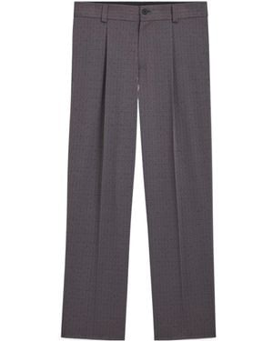 BOSS Belt Loop Casual Trousers - Grey