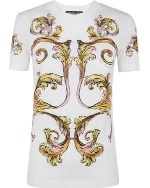 Versace Jeans Couture Couture Barocco Pattern Tee - White