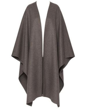 Valentino Draped Cloak - Gray