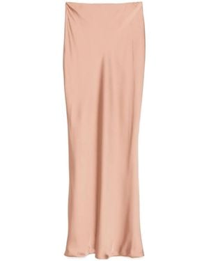 Norma Kamali Bias Maxi Skirt - Pink