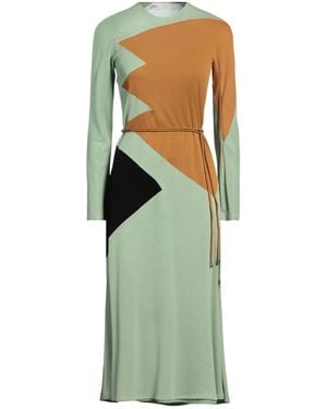 Tory Burch Colourful Flared Skirt - Green