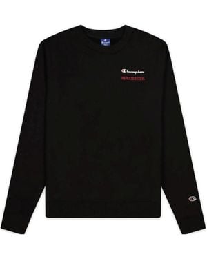 Champion Embroidered Logo Jumper - Black