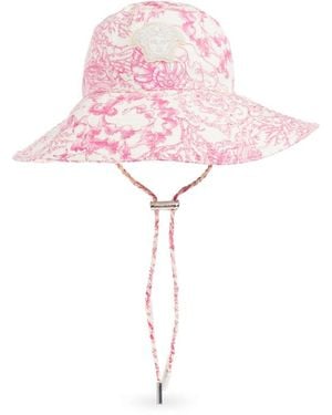 Versace Medusa Head Printed Bucket Hat - Pink
