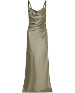 Balmain Slit Dress - Green