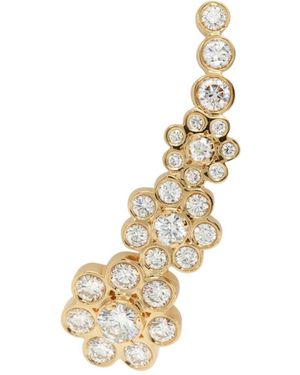 Sophie Bille Brahe Croissant Fleur Single Earring - Metallic